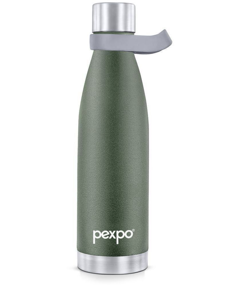     			Pexpo 24 Hrs Hot/Cold Green Thermosteel Flask ( 500 ml )