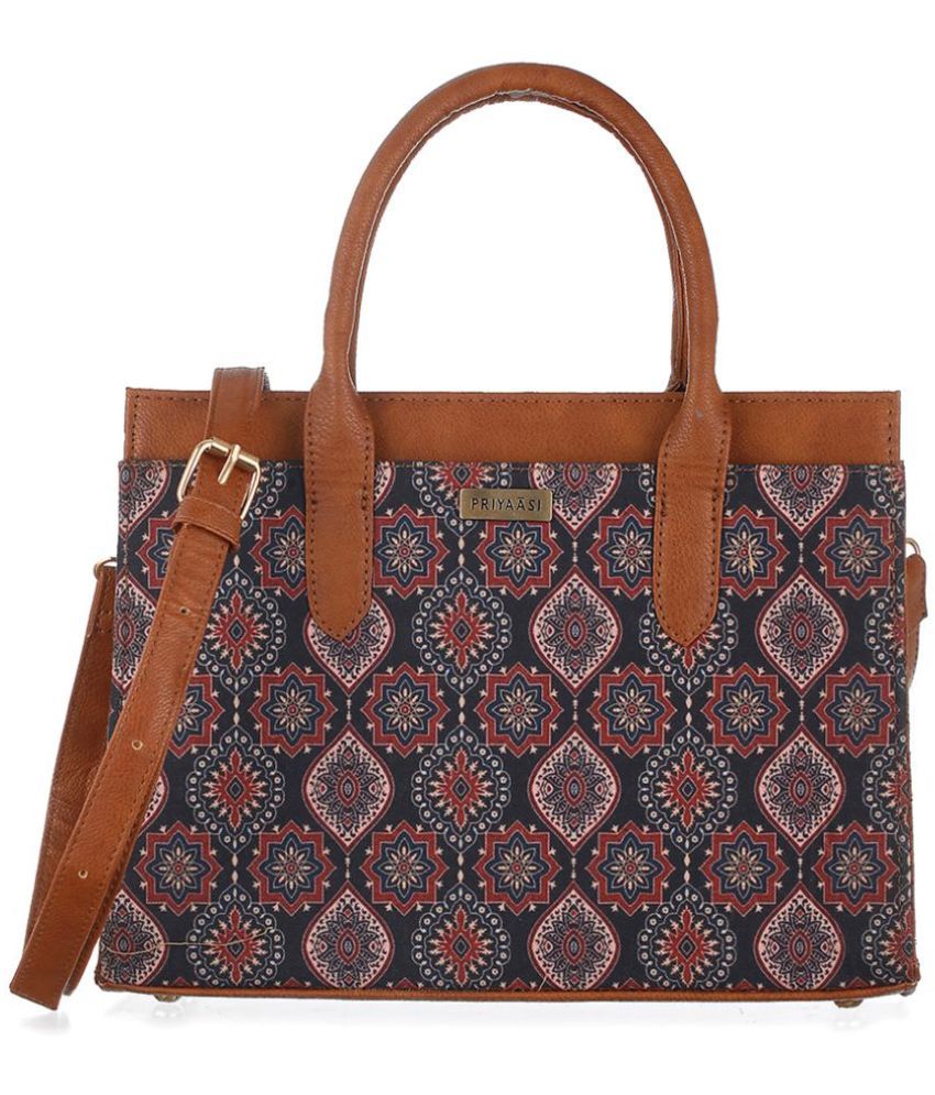     			Priyassi Blue PU Shoulder Bag