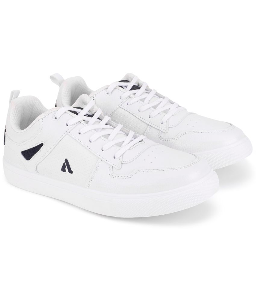     			Aqualite White Men's Sneakers