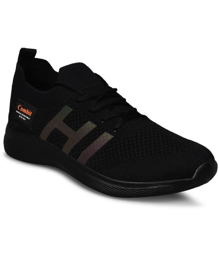     			Combit RACE-02 Black Men's Sports Running Shoes