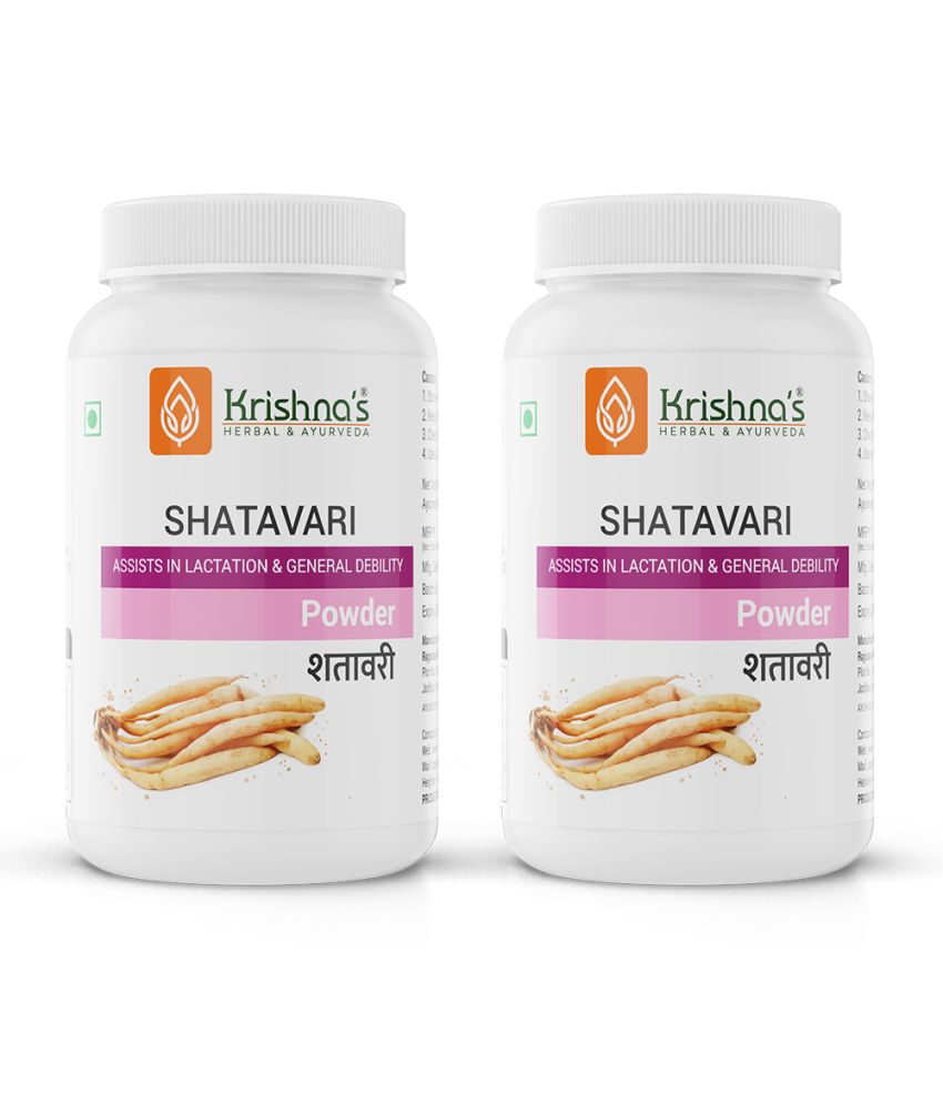     			Krishna's Herbal & Ayurveda Shatavari Powder 100 g Pack of 2