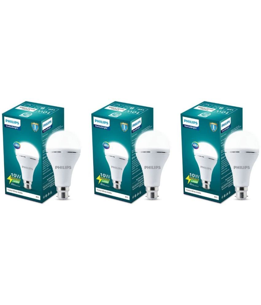     			Philips 10w Cool Day light Inverter Bulb ( Pack of 3 )