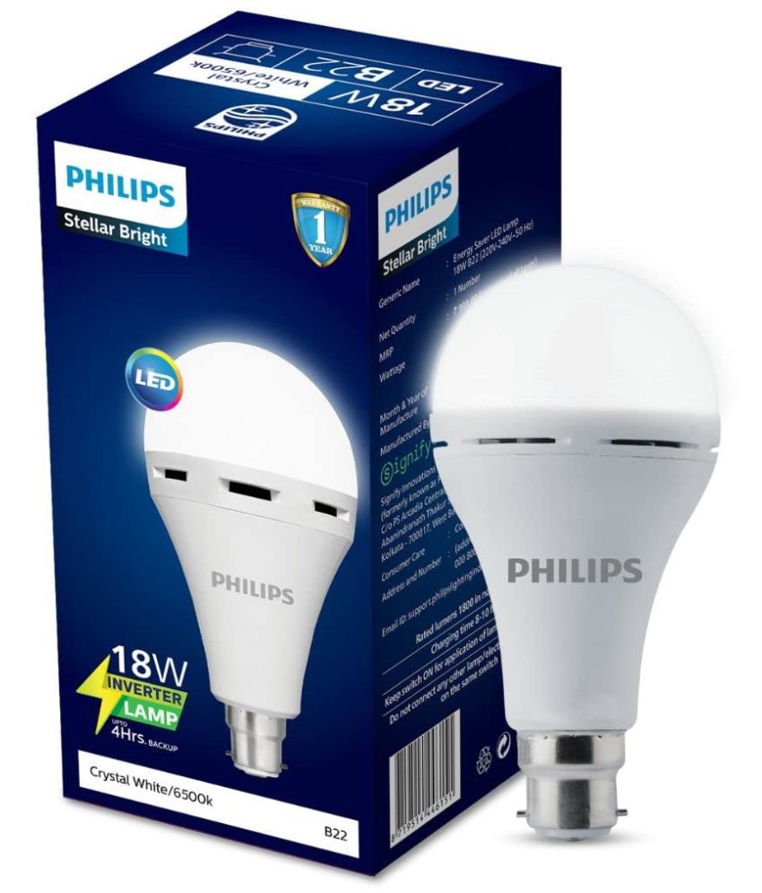     			Philips 18w Cool Day light Inverter Bulb ( Single Pack )