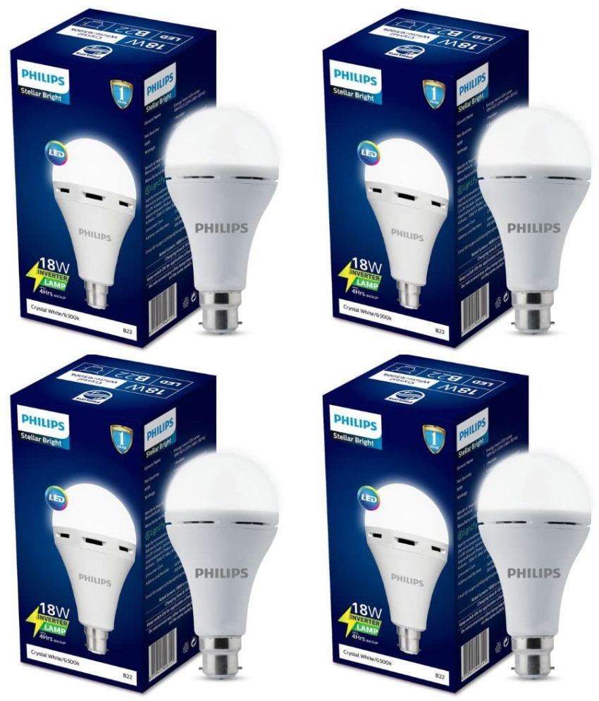     			Philips 18w Cool Day light Inverter Bulb ( Pack of 4 )