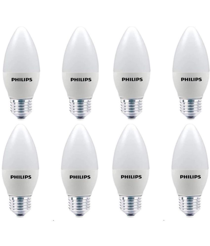     			Philips 4W Cool Day Light LED Bulb ( Pack of 8 )