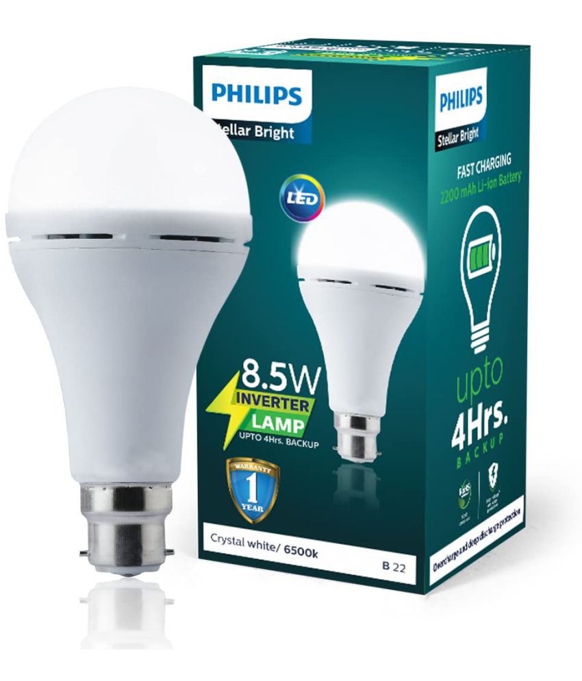     			Philips 8w Cool Day light Inverter Bulb ( Single Pack )