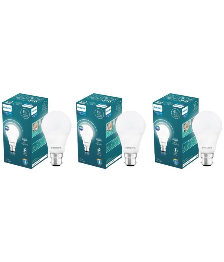     			Philips 9w Cool Day light LED Bulb ( Pack of 3 )