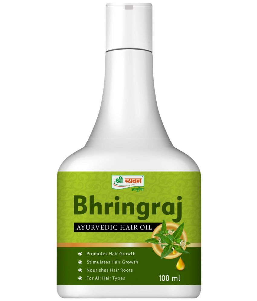     			Shri Chyawan Ayurved Natural Bhringraj Hair Oil -100 ml Oil 1 gm Pack Of 1