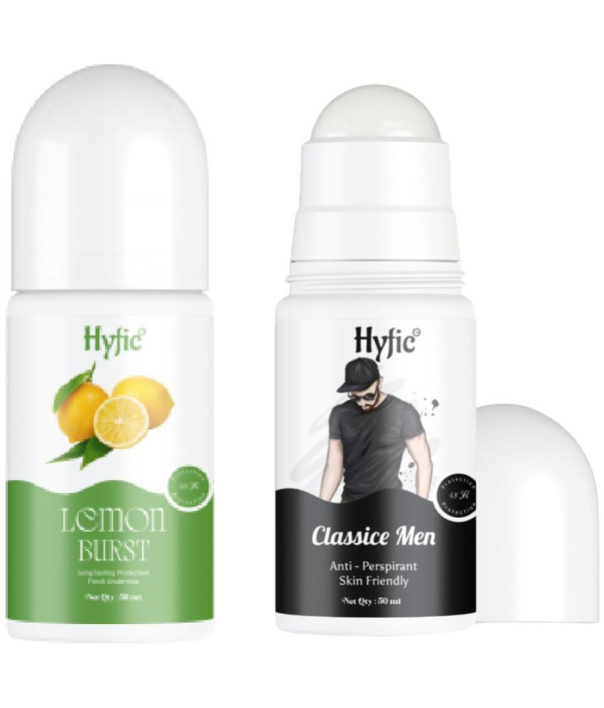     			HYFIC Classic Men's & Lemon burst Unisex underarms Roll On Perfum 50 Ml