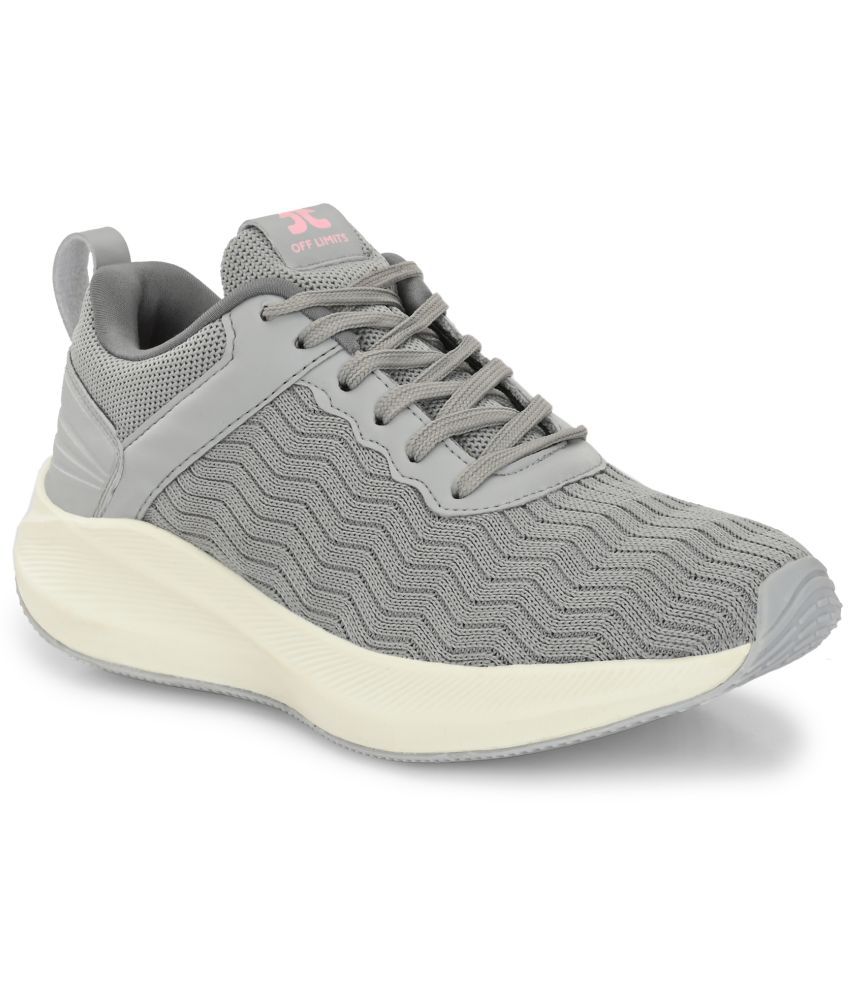     			OFF LIMITS Light Grey Women's Sneakers