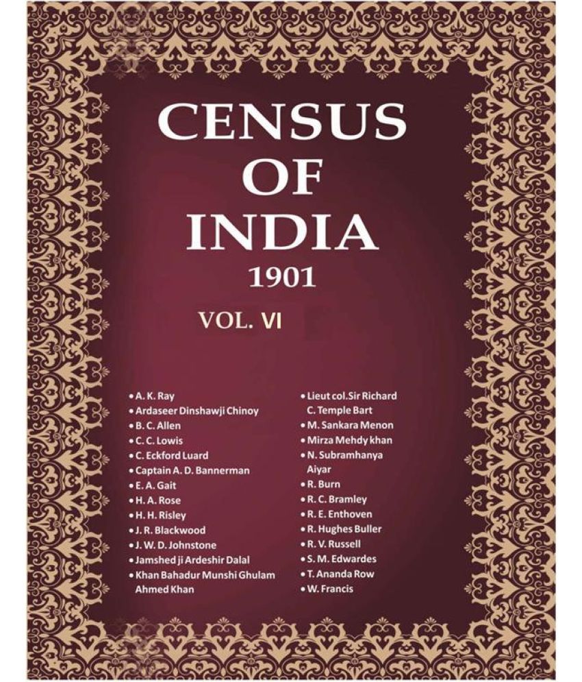     			Census of India 1901: Report on the Census of Bengal - Administrative volume Volume Book 15 Vol. VI-C, Pt. 4 [Hardcover]