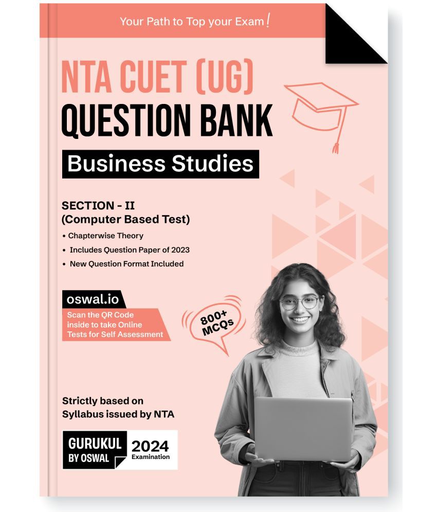     			Gurukul NTA CUET (UG) Busineness Studies Question Bank Exam 2024 : 800+ MCQs with Chapterwise Theory, 2023 Solved Paper, New Paper Pattern, Common University Entrance Test Computer Based