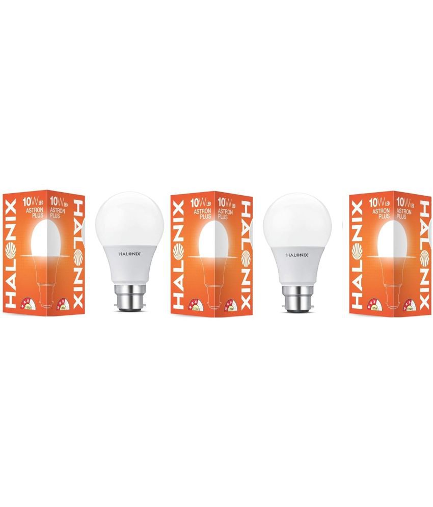     			Halonix 10w Cool Day Light LED Bulb ( Pack of 3 )
