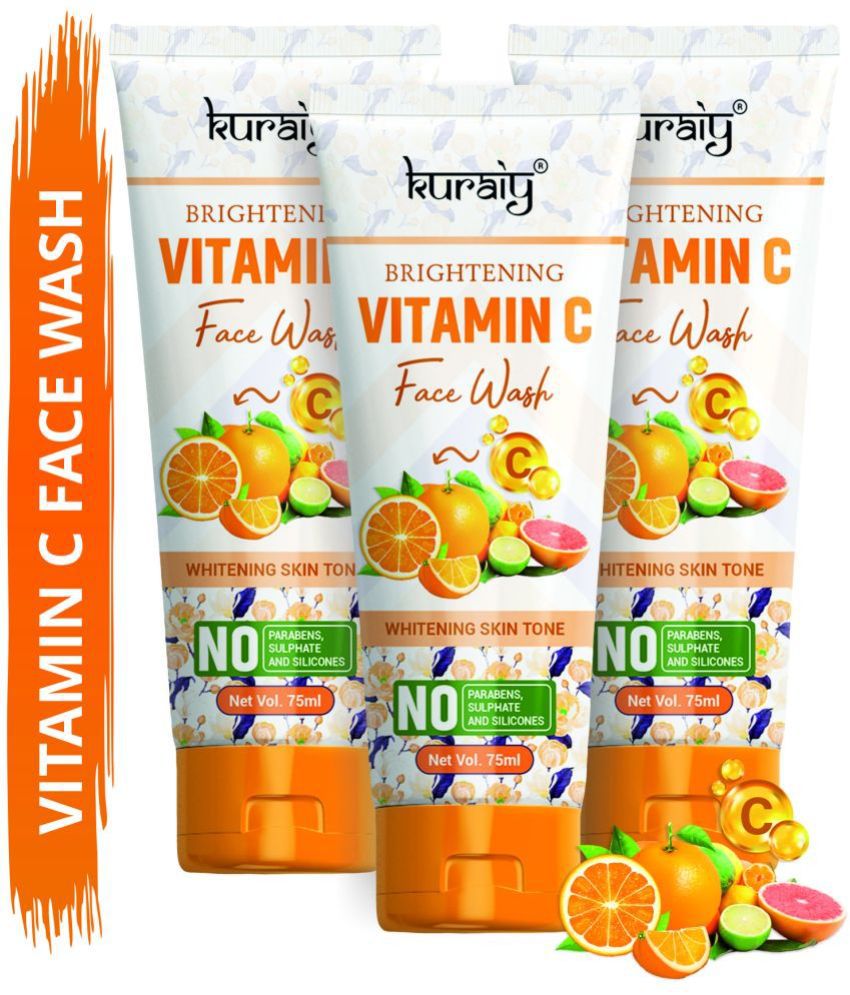     			KURAIY - Refreshing Face Wash For All Skin Type ( Pack of 3 )