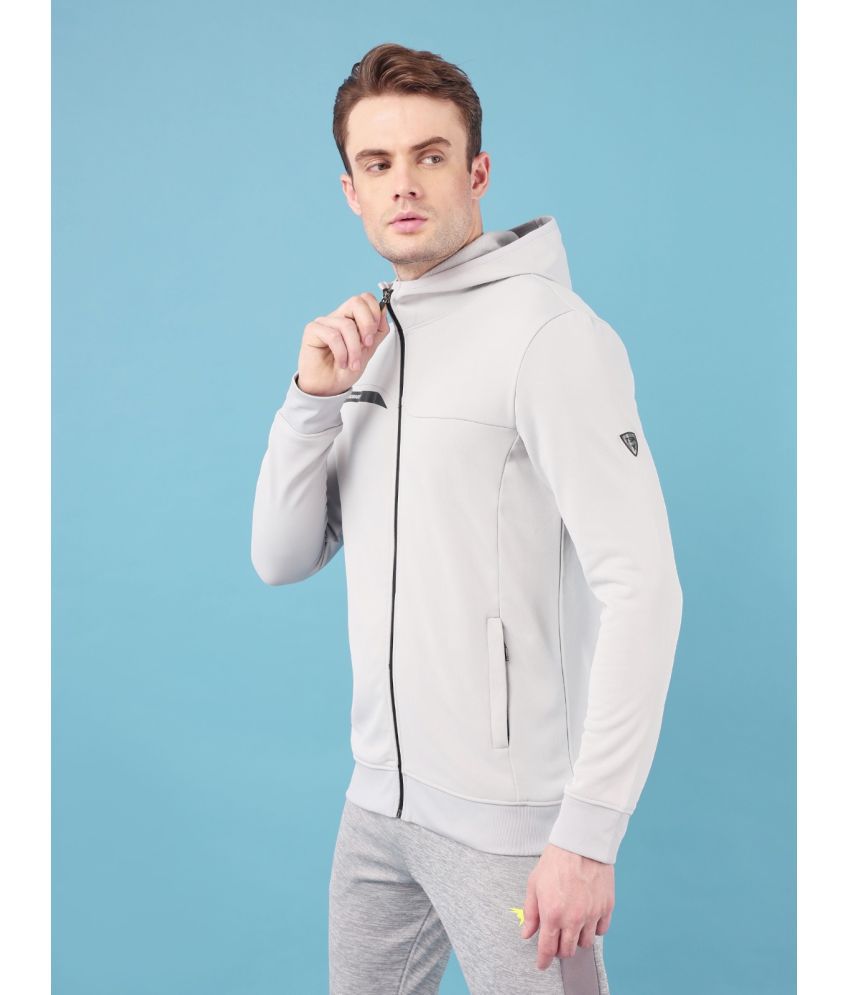     			Technosport Grey Polyester Men's Gym Jacket ( Pack of 1 )