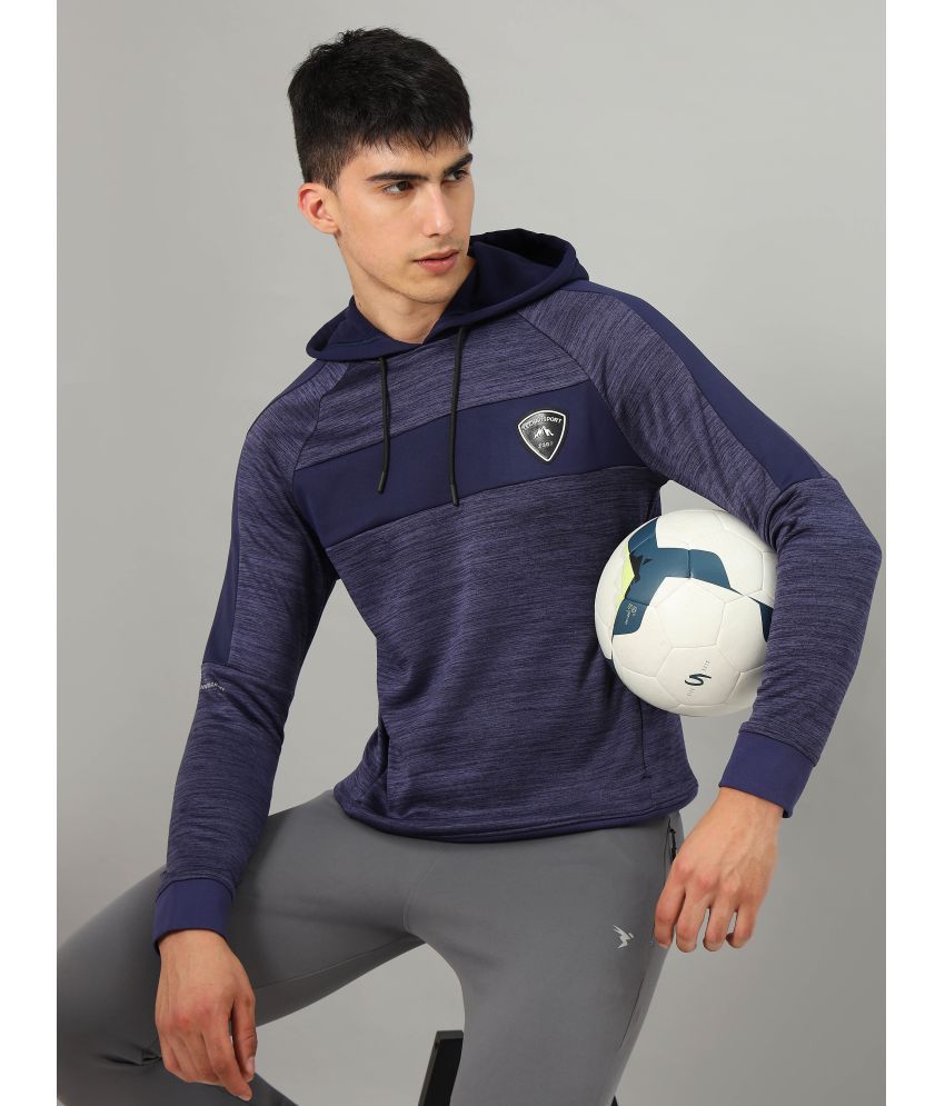     			Technosport Navy Blue Polyester Men's Gym Sweatshirt ( Pack of 1 )