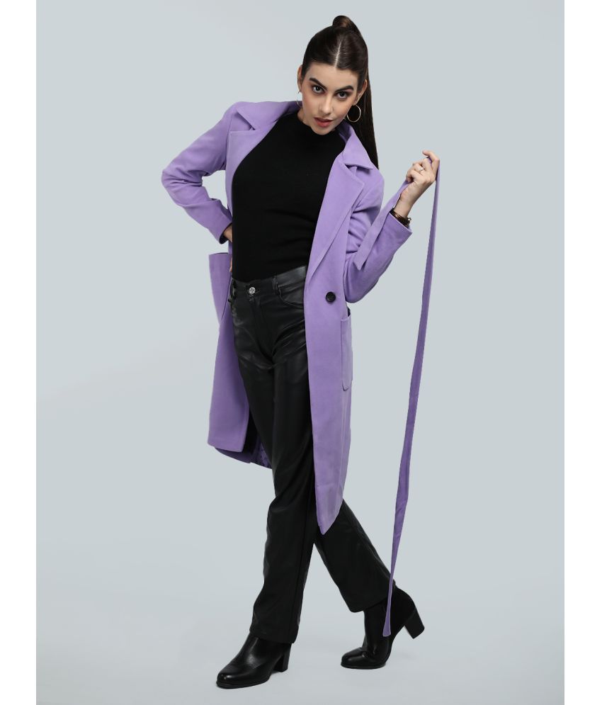     			Chkokko - Velvet Purple Over coats