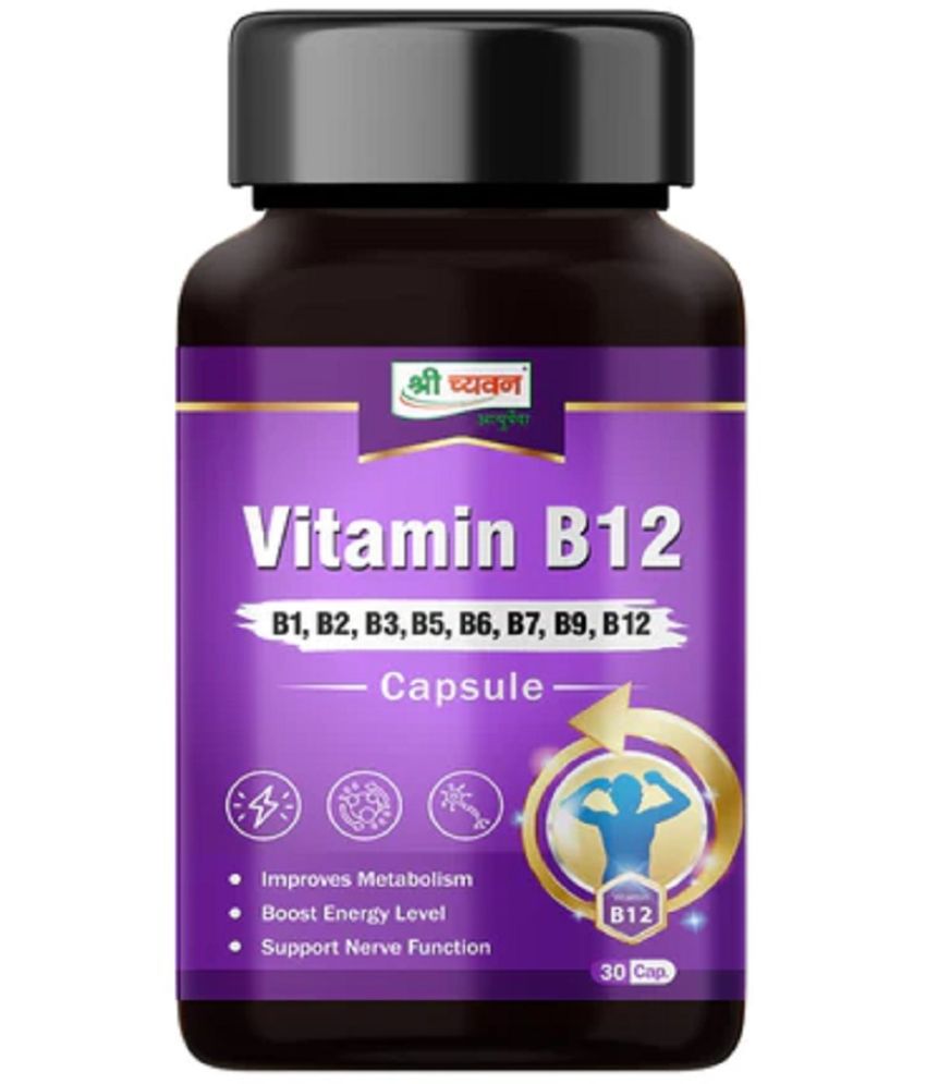     			Shri Chyawan Ayurved Shri Chyawan Vitamin B12 Capsule 30 no.s Pack Of 1