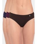 Jockey 1410 Women's Super Combed Cotton Bikini- Dark Assorted(Pack of 3 - Color & Prints May Vary)