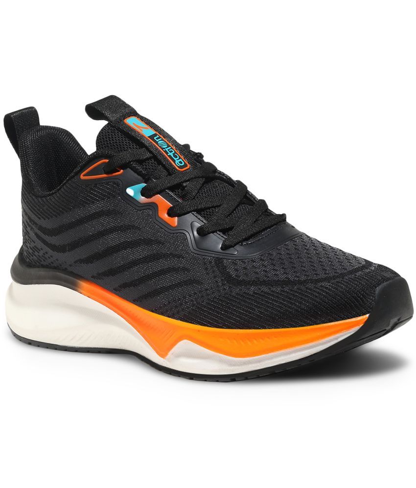     			Action Sports Running Shoes Black Men's Sports Running Shoes