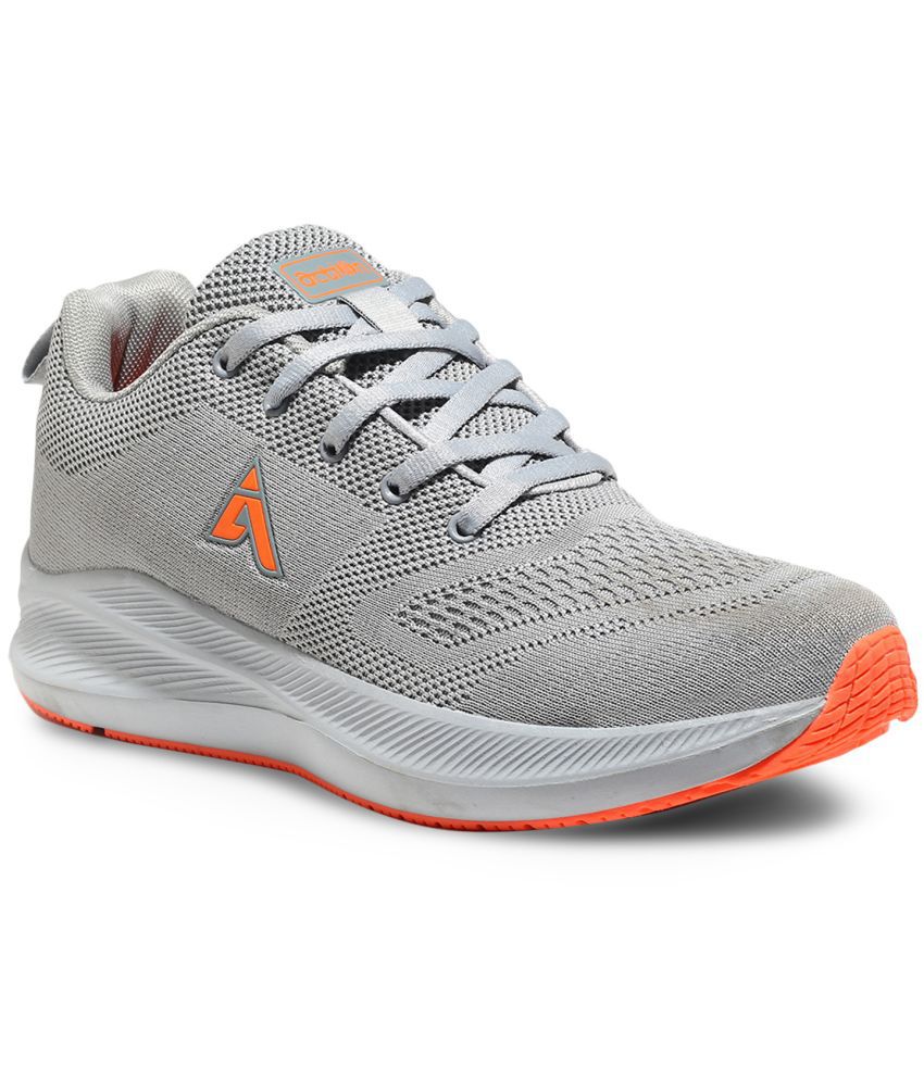     			Action Sports Running Shoes Light Grey Men's Sports Running Shoes