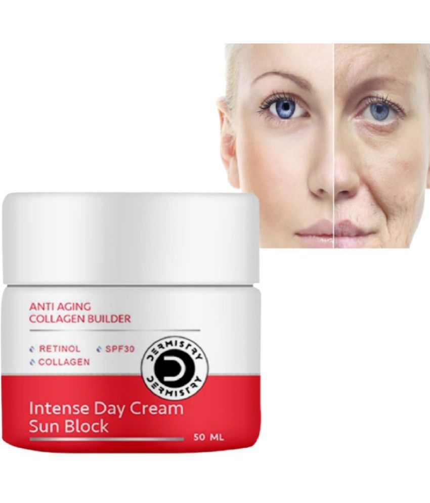    			Dermistry Anti Aging Retinol Collagen SPF 30 Day Repair Cream Removes Fine Lines Wrinkles Puffiness Moisturizer Reverses Signs of Ageing Skin Repair Firming Brightening Lightening Transforming Use Capsule Face Wash Mask Pack Serum Facial Kit Crym Tabs-50ml