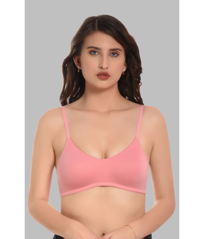     			Elina Cotton Non Padded Women's T-Shirt Bra ( Pink )