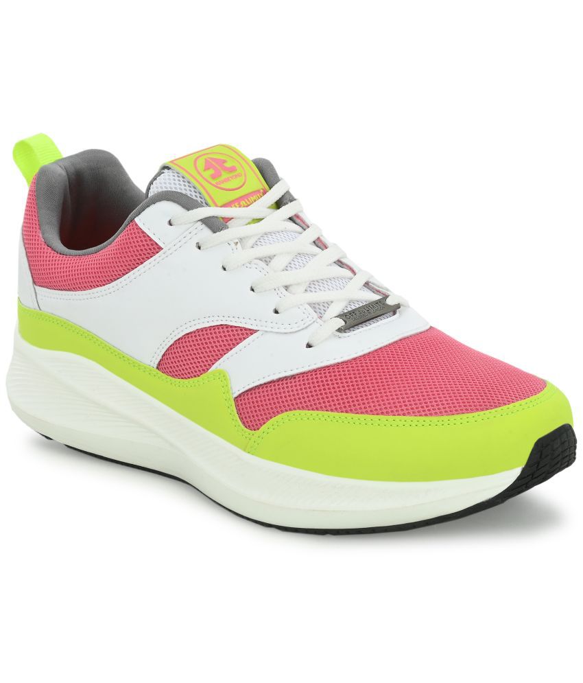     			OFF LIMITS STUSSY Lime Green Men's Sports Running Shoes