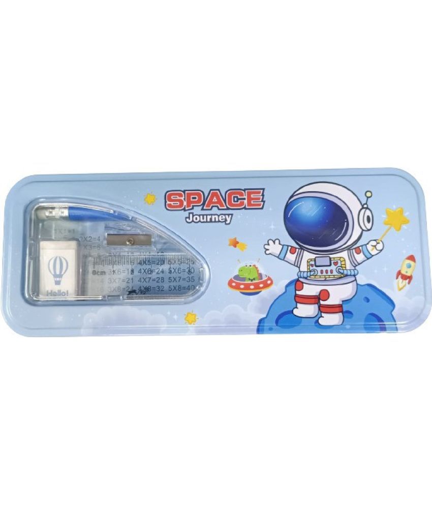     			BLUE SPACE PENCIL BOX