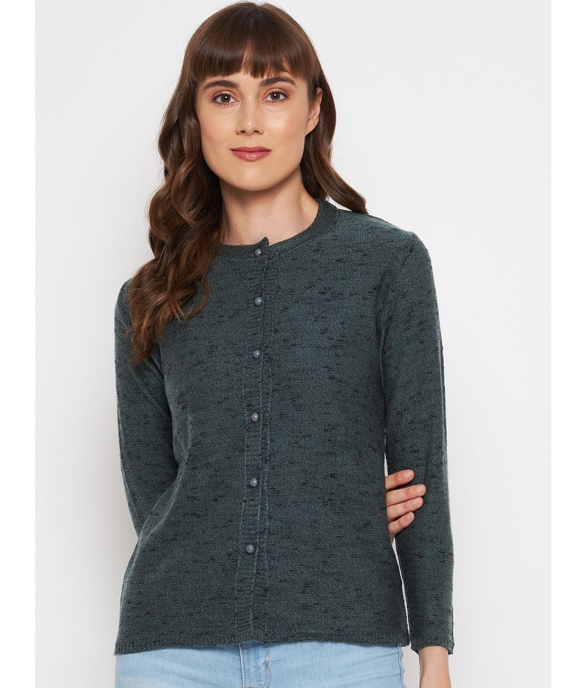     			Clapton Woollen Round Neck Women's Pullovers - Grey ( Single )