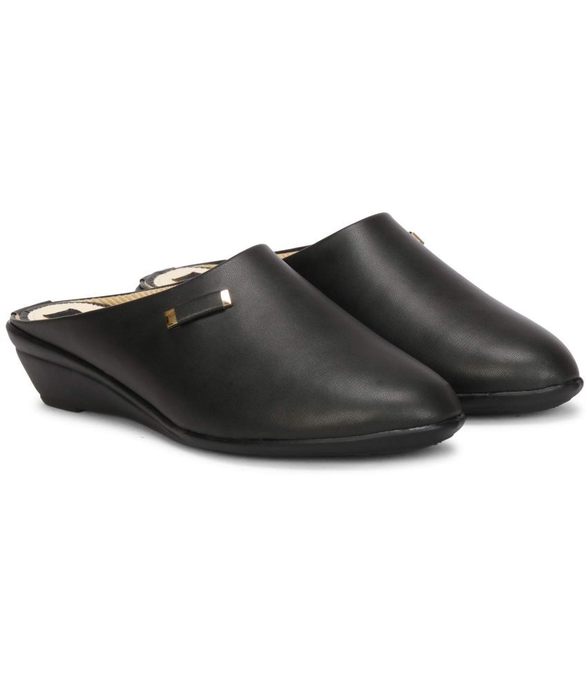     			Denill Black Women's Mules Heels