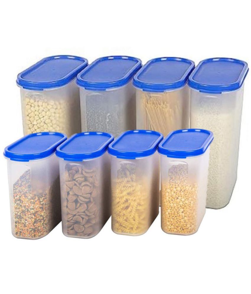     			HOMETALES Plastic Multi-Purpose Food Container, 1000ml x 4U, 2000ml x 4U (8U)