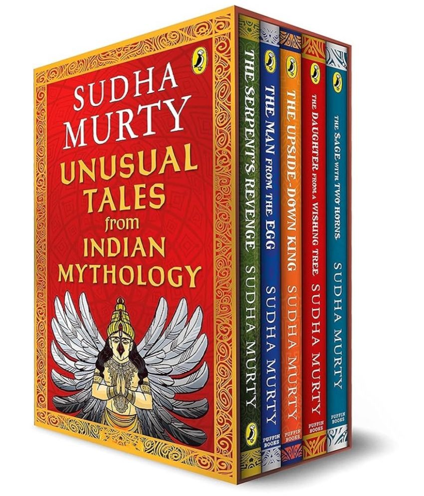     			Unusual Tales from Indian Mythology Sudha Murty bestselling series of Unusual Tales from Indian Mythology 5 books in 1 box set