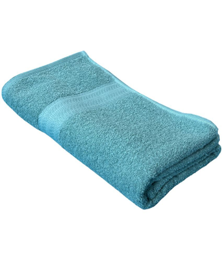     			Finesse Decor Cotton Self Design 500 -GSM Bath Towel ( Pack of 1 ) - Sea Green