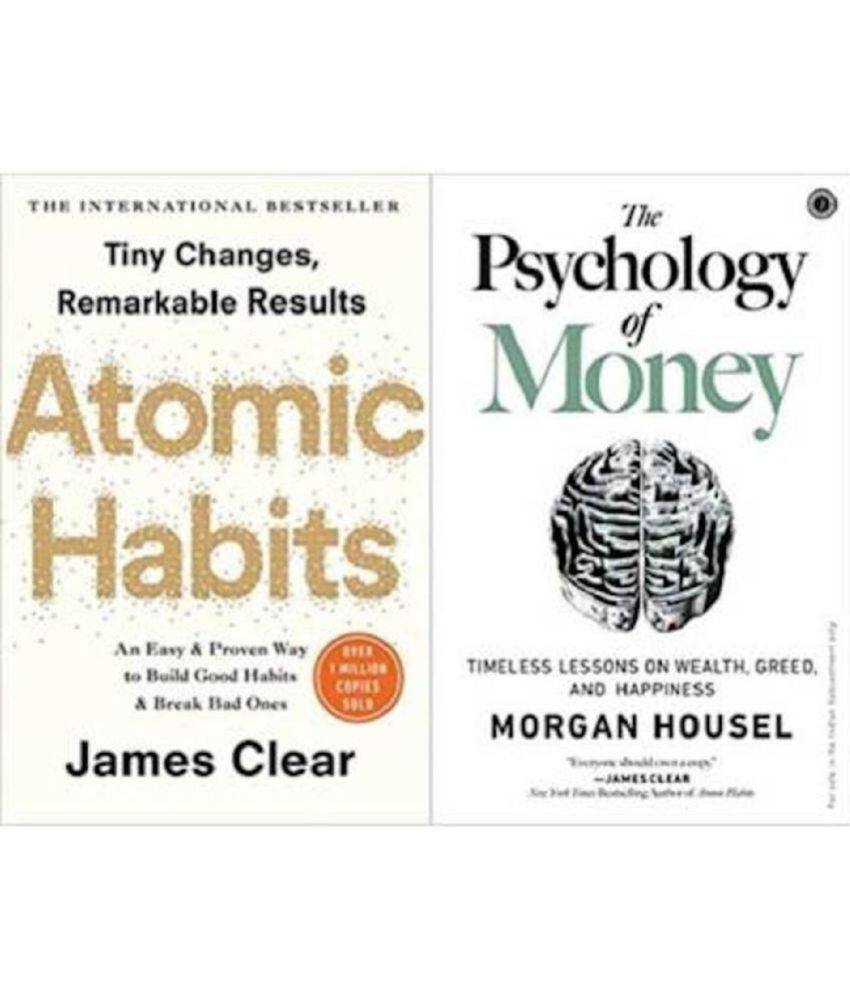     			Atomic Habits & The Psychology Of Money Paperback English Combo Book