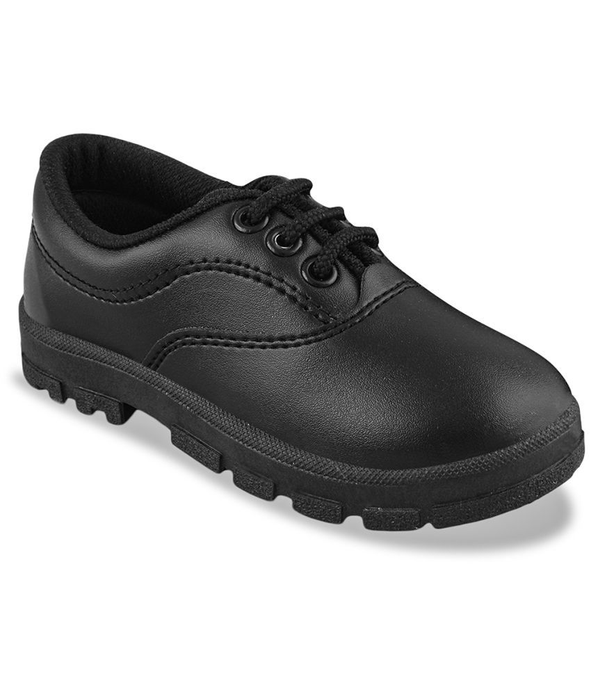     			Campus - Black Boy's School Shoes ( 1 Pair )