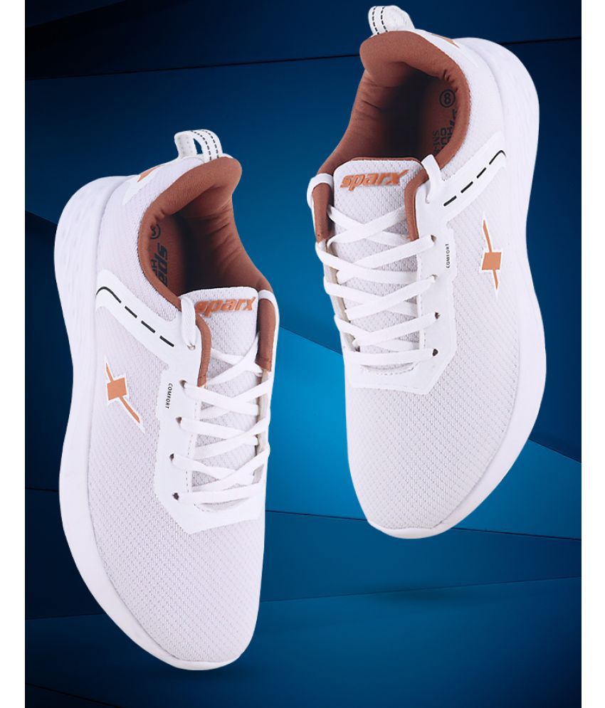     			Sparx SM 806 White Men's Sports Running Shoes