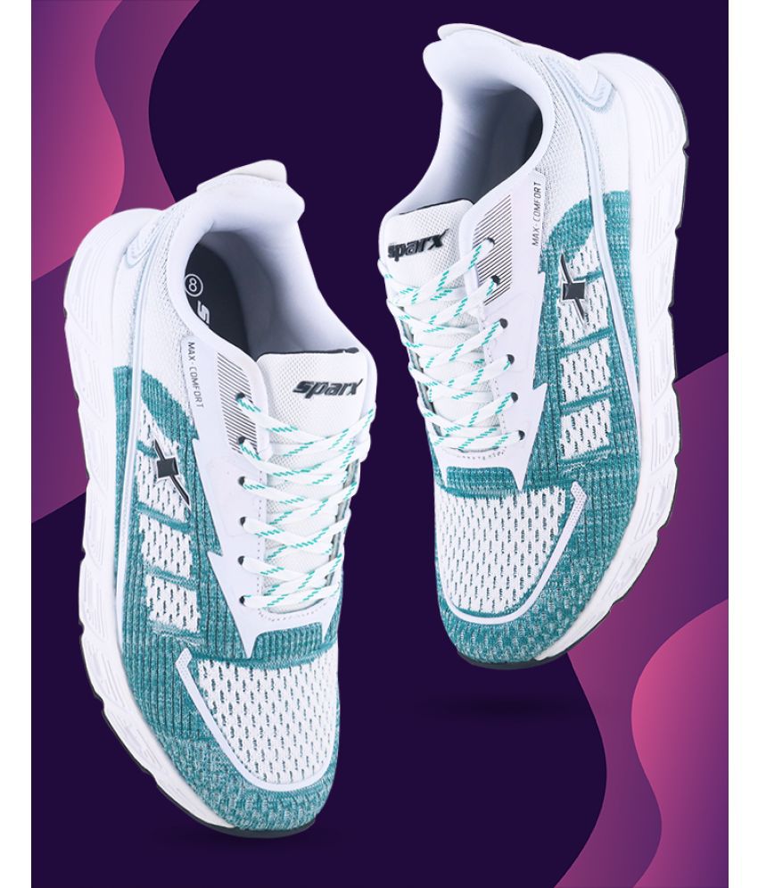     			Sparx SM 816 White Men's Sports Running Shoes