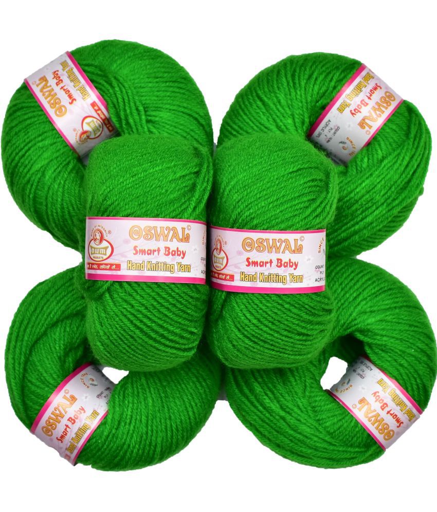     			100% Acrylic Wool Parrot (14 pc) Smart Baby 4 ply Wool Ball Hand Knitting Wool/Art Craft Soft Fingering Crochet Hook Yarn, Needle Knitting Yarn Thread Dyed