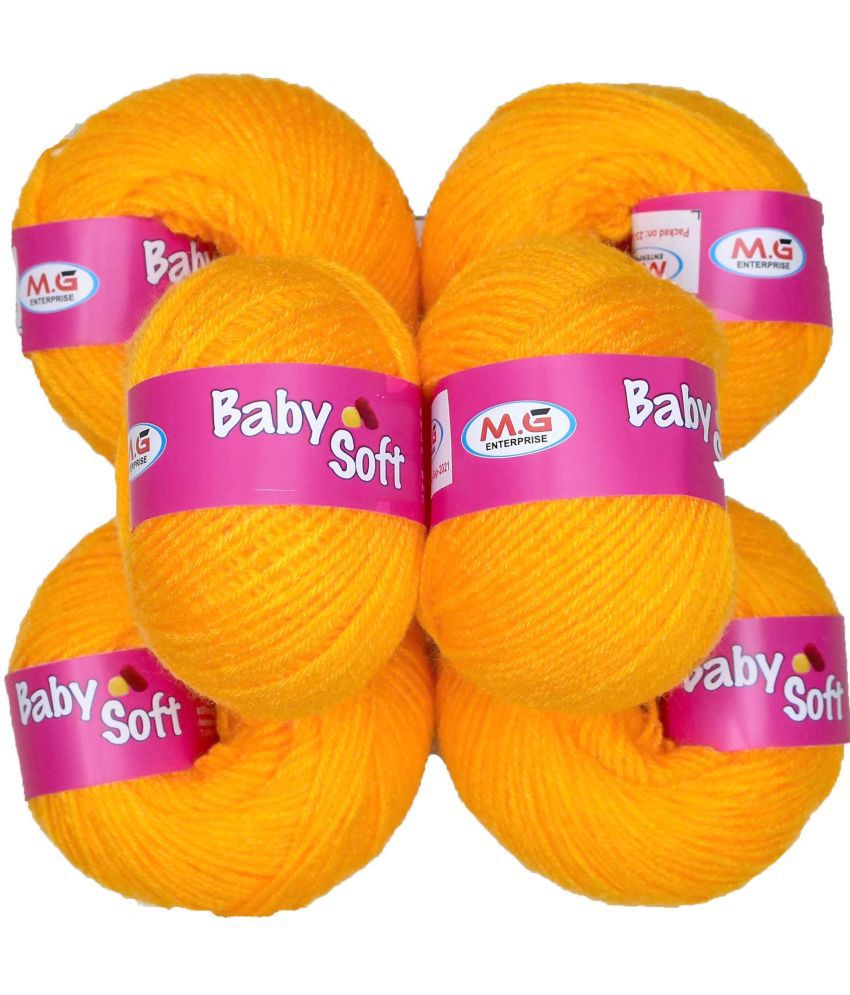     			100% Acrylic Wool Red (6 pc) Baby Soft 4 ply Wool Ball Hand SM-SM-Z