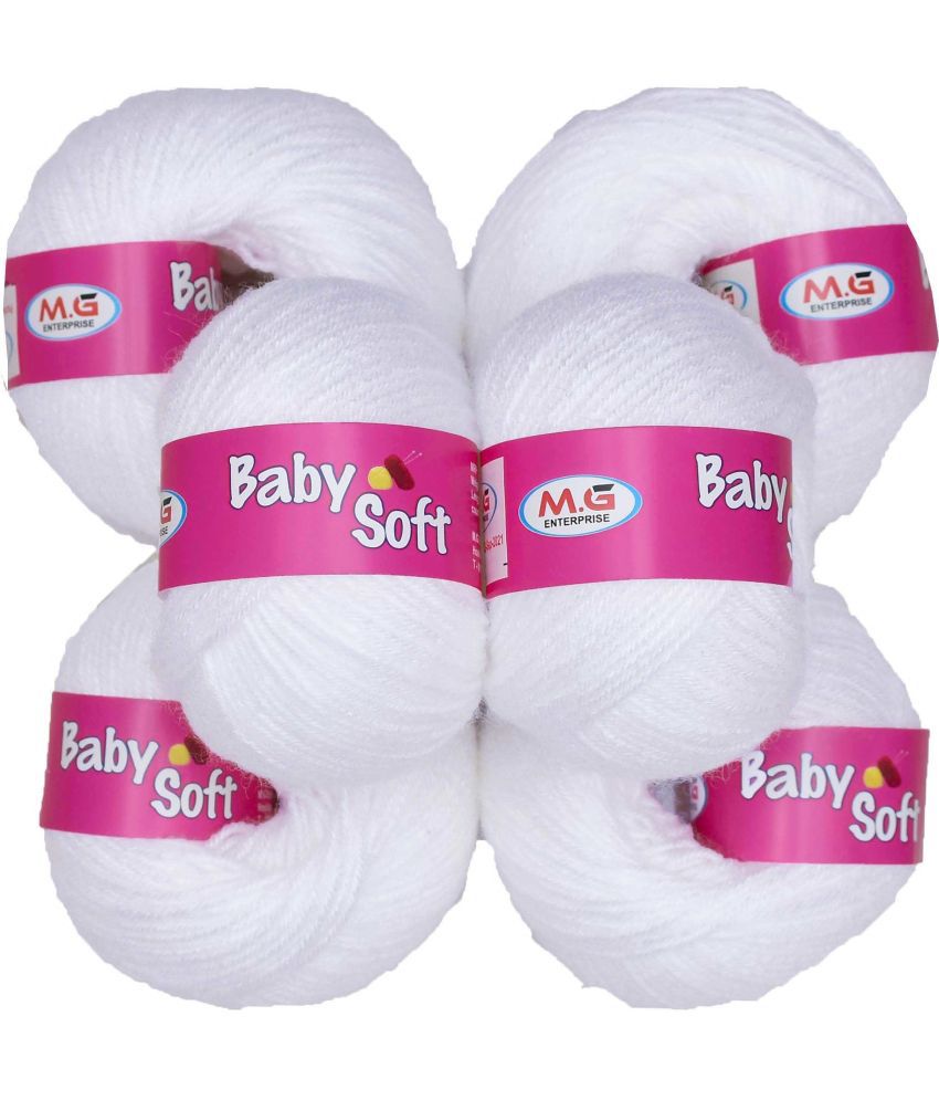     			100% Acrylic Wool Red (6 pc) Baby Soft 4 ply Wool Ball Hand SM-F SM-FA