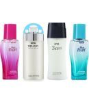 Riya Pink Pearl & Melody Green & Bawri & Blue Pearl EDP For Women 40ml Each ( Pack of 4 )