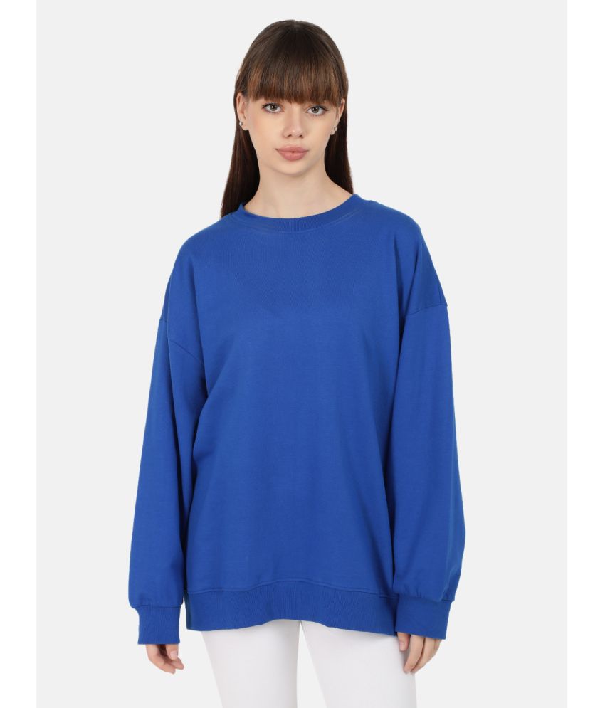     			Bene Kleed Cotton Women's Non Hooded Sweatshirt ( Blue )