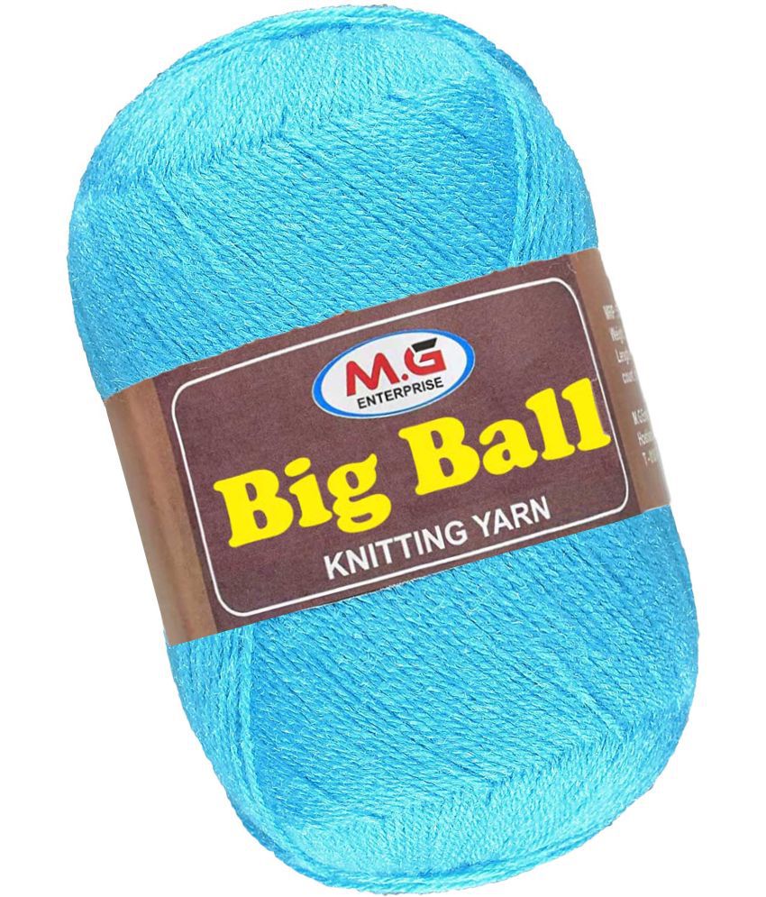     			Bigboss  Aqua Blue 600 gms Wool Ball Hand knitting wool- Art-AAF
