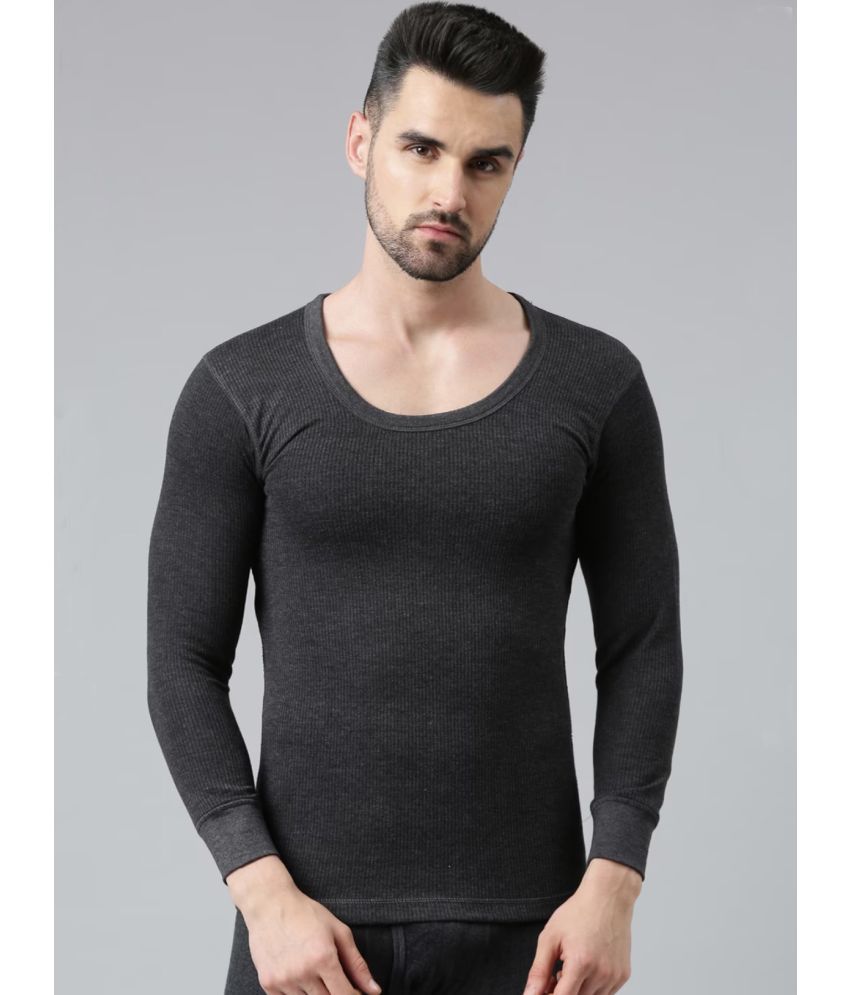     			Dixcy Scott Charcoal Polyester Men's Thermal Tops ( Pack of 1 )