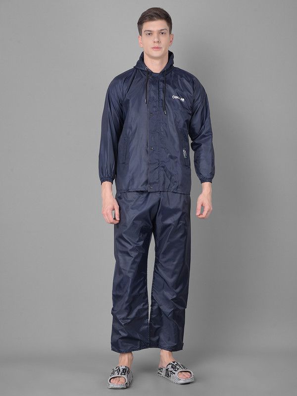     			Dollar Navy Polyester Men's Rain Suit ( Pack of 1 )