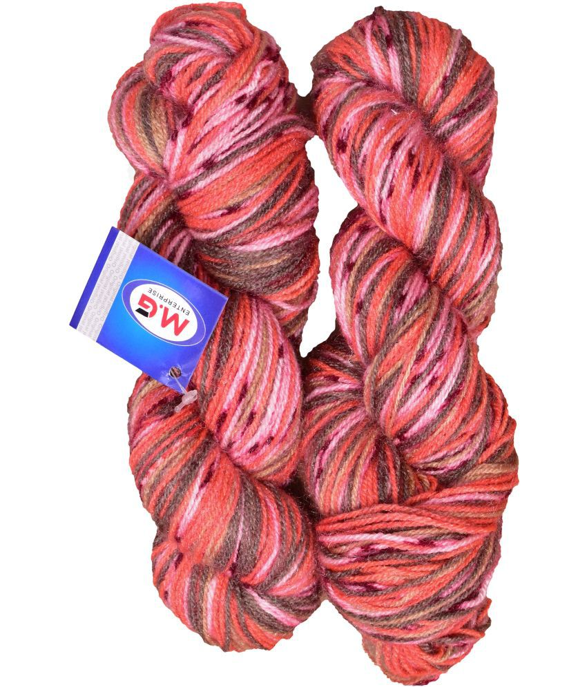     			Fashion Peach (400 gm)  Wool Ball Hand knitting wool / Art Craft soft fingering crochet hook yarn, needle knitting yarn thread dyed.