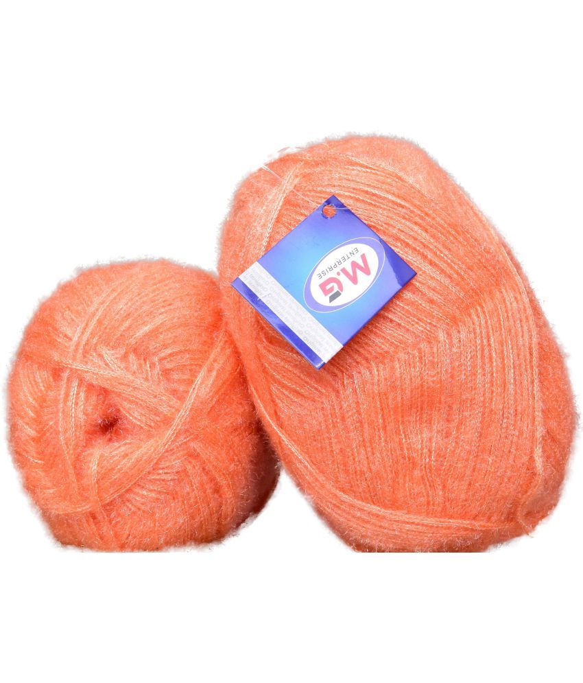     			Feather Baba (400 gm)  Wool Ball 100 gm each 400 gm total Hand knitting wool / Art Craft soft fingering crochet hook yarn, needle knitting yarn thread dyed