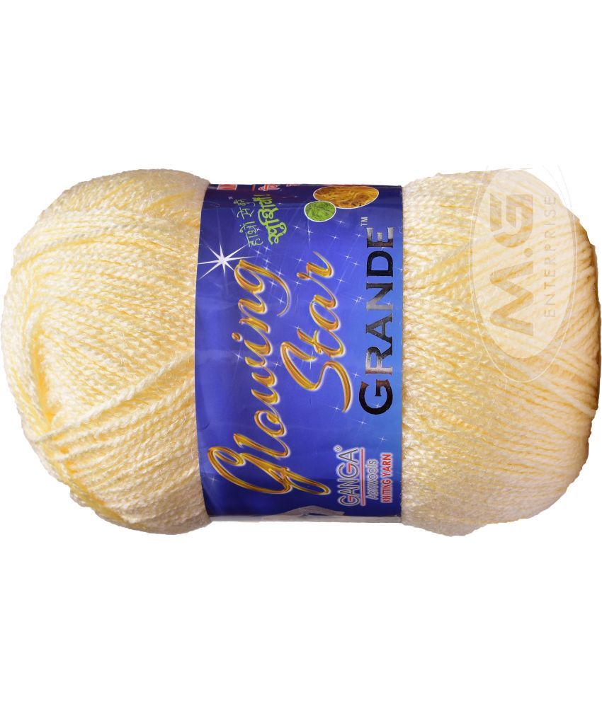     			Granade Cream (400 gm)  Wool Ball Hand knitting wool / Art Craft soft fingering crochet hook yarn, needle knitting yarn thread dye  G