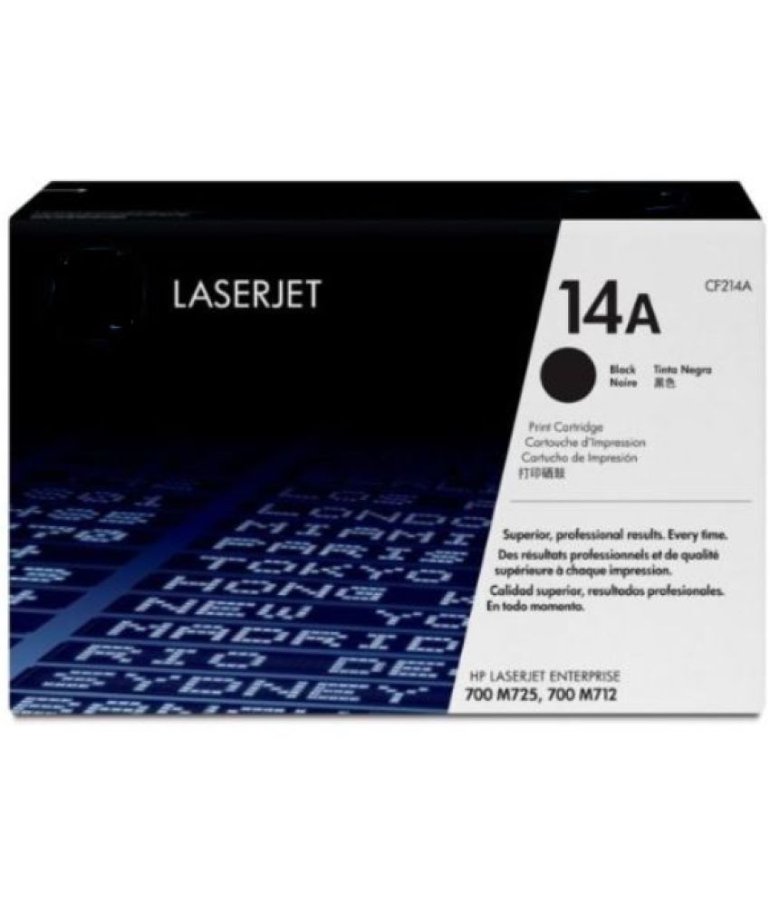    			ID CARTRIDGE 14A Black Single Cartridge for For use LaserJet , M725DN MFP, 700 M712dn, M725Z MFP